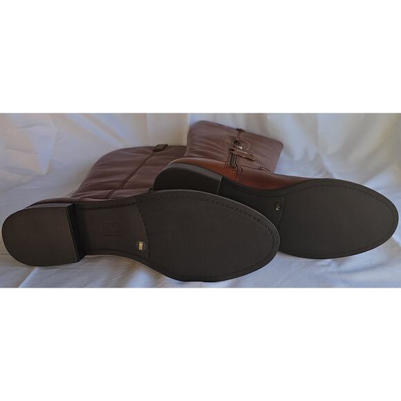 INC Fawne Leather Knee High Boots 7 - Picture 6 of 7